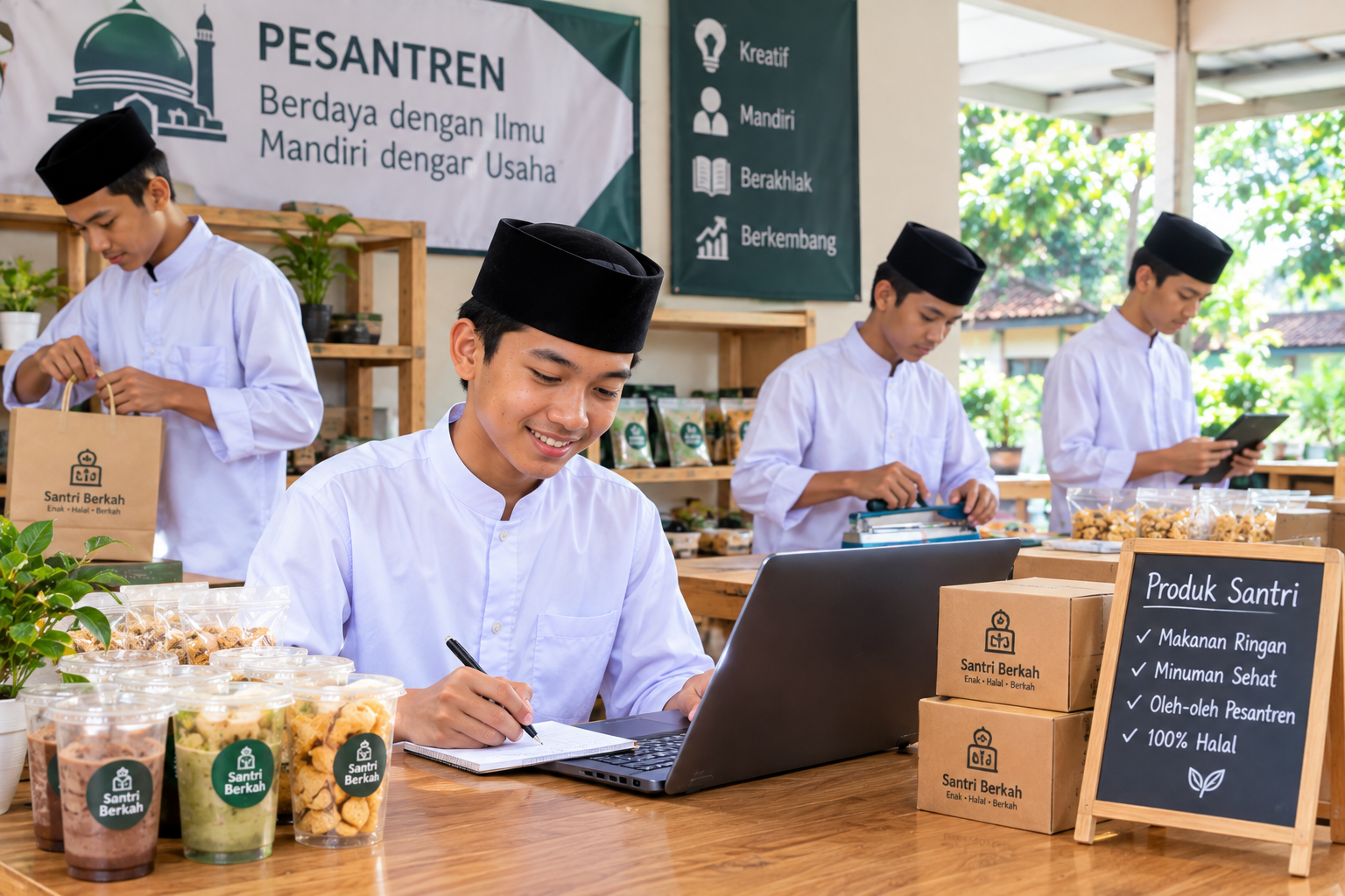 Bisnis di pondok pesantren